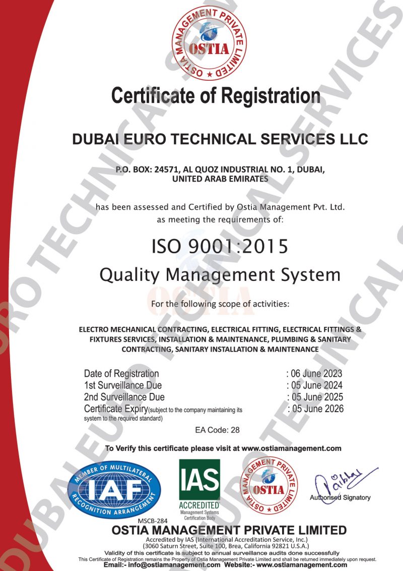 Dubai Euro Technical Services | Dubai Euro Group